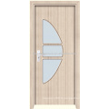 Porte de la chambre bois avec verre / PVC porte (JKD-M659)